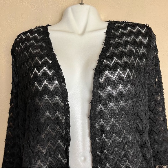 5/$30 Easywear‎ by Chico’s women black cardigan size 1 - Picture 6 of 12